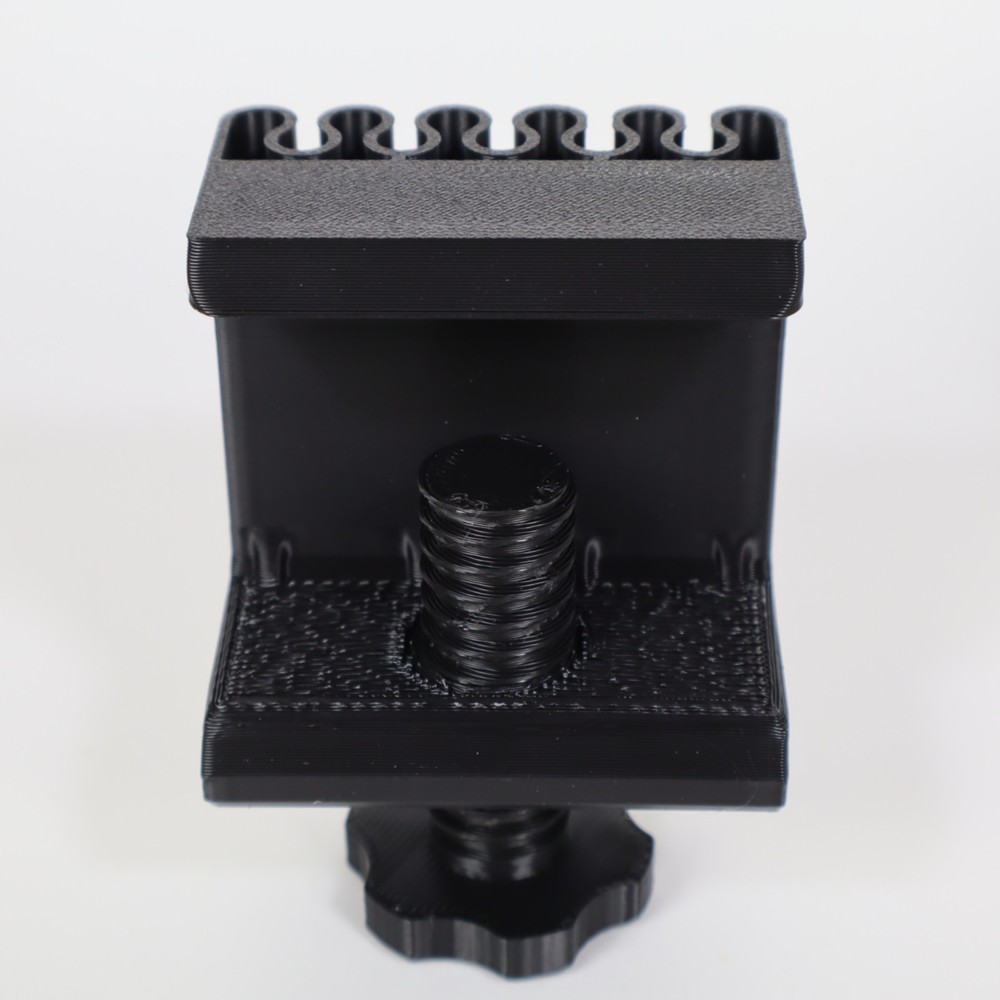 Table / Desk - USB Wire Adjustable Cable Clamp - Fits 5 Cables Each - 2 Pack