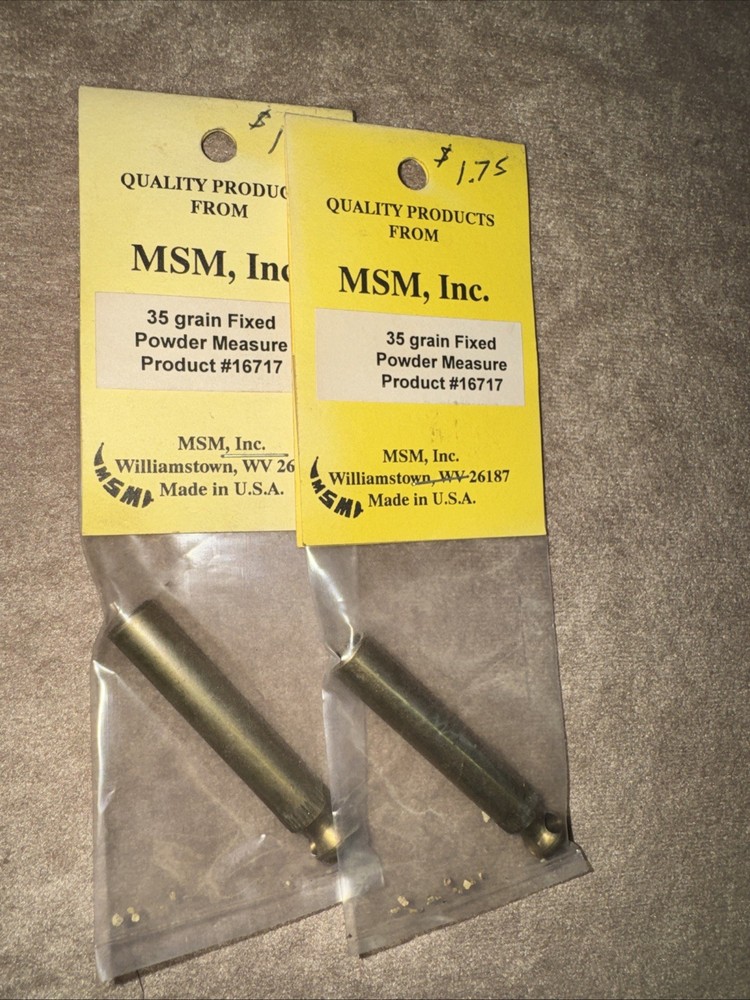 MSM Powder Measure Fixed 35 Grain