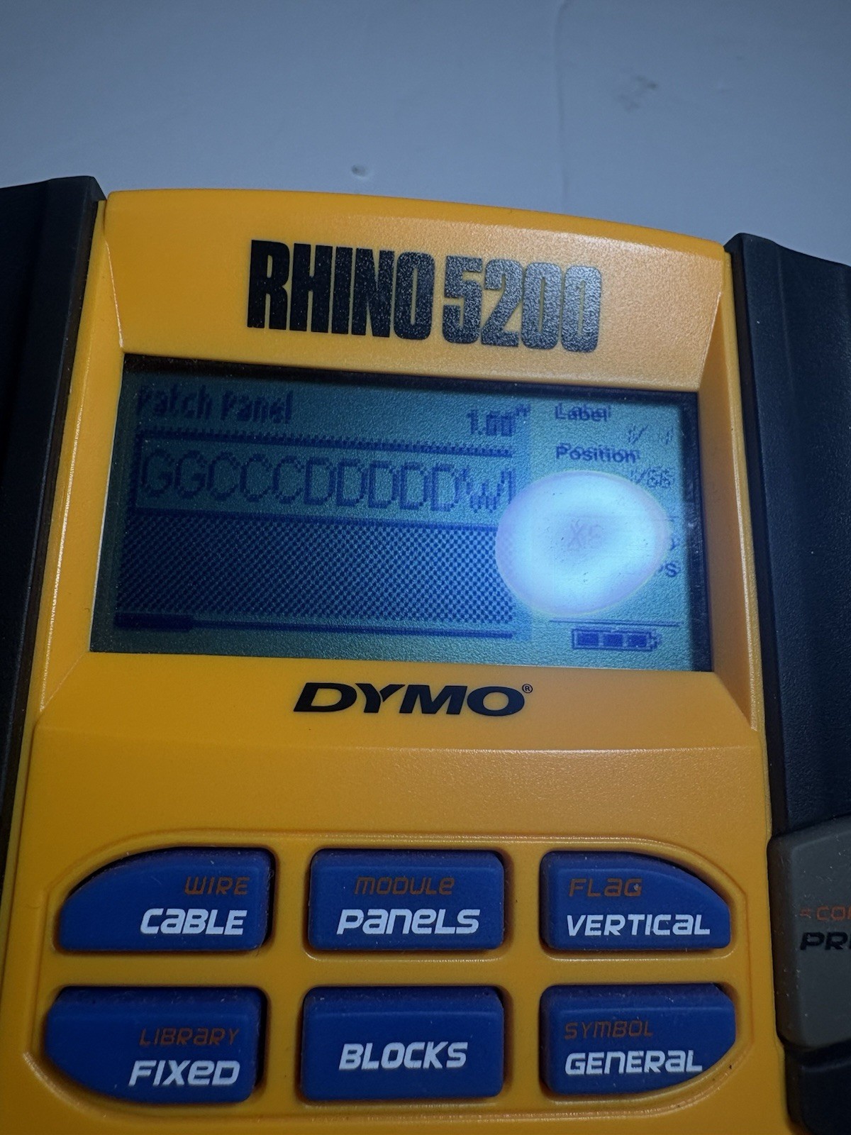 DYMO Rhino 5200 Industrial Label Maker, Barcode, Cable & Wire Labeling Tool Test