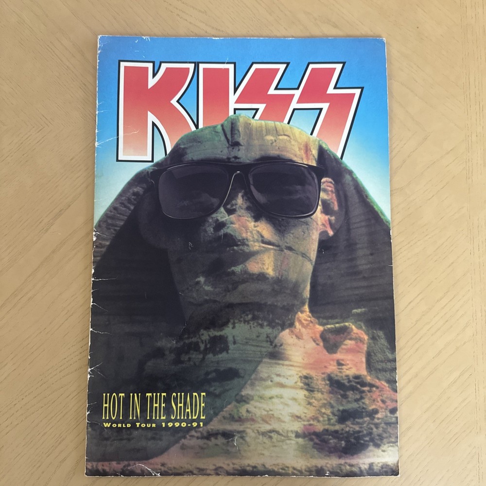 Kiss 1990-91 'Hot in the Shade' Tour Oversized Concert Program Book