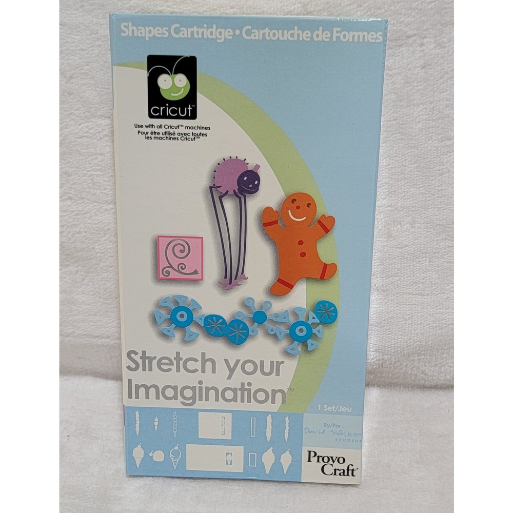 Cricut  Stretch your Imagination Cartridge Link Status Unknown, Complete