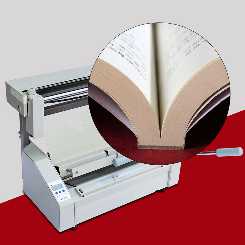 Wireless A4 Book Binding Machine Book Binder Puncher + Hard Cover Case Maker New