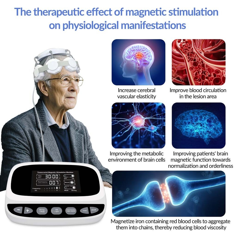 Brain Stimulation rTMS Machine for Depression Migraine Stroke Migraine Support