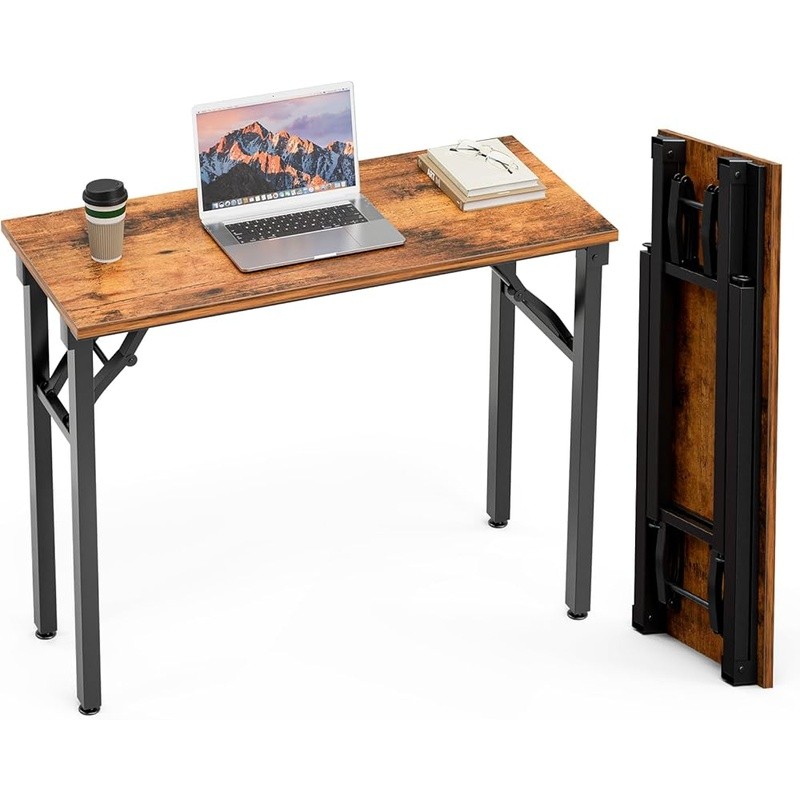 Folding Computer Desk Small Compact Study Table Home Office Minimalist Design US