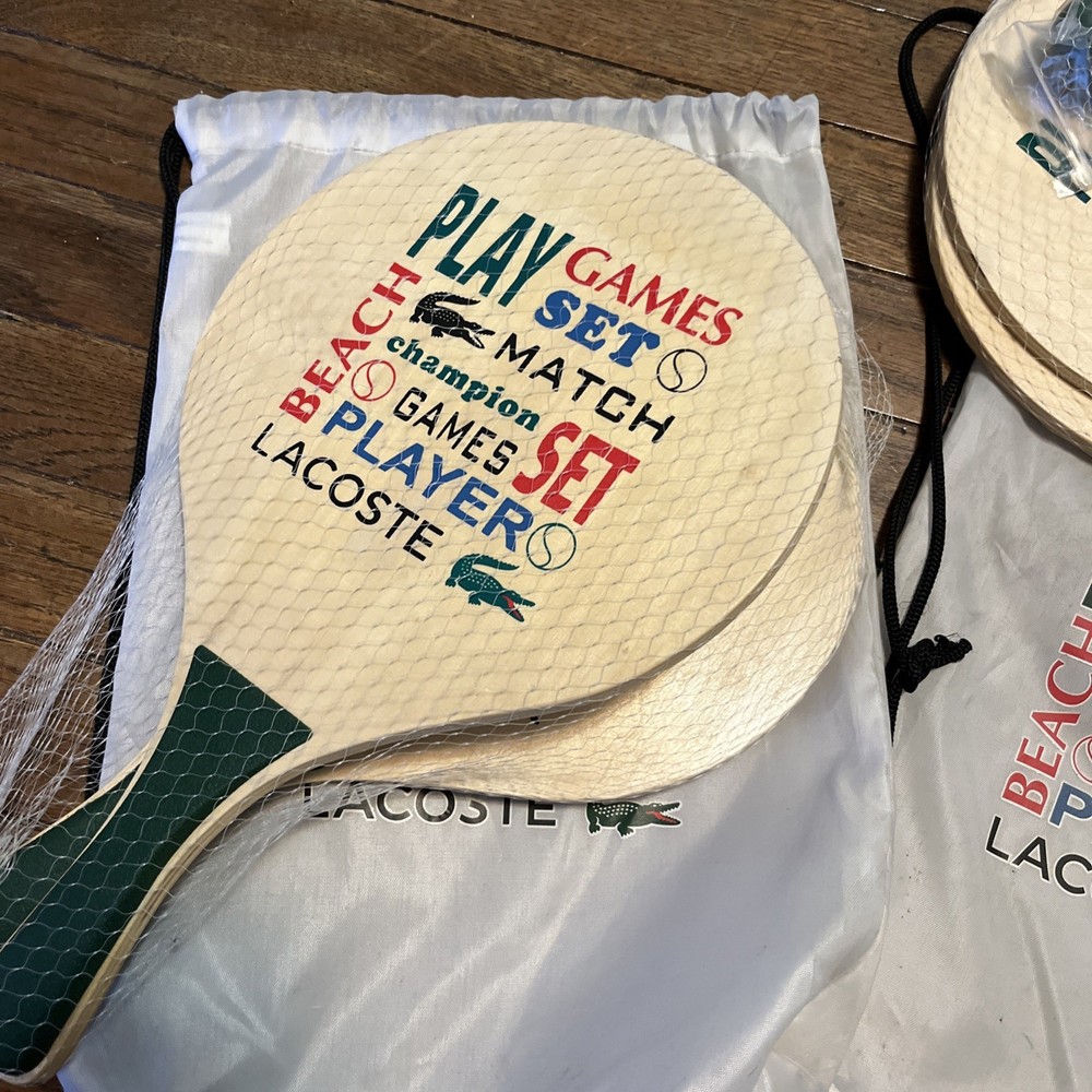 Lacoste Four Paddles Two Balls