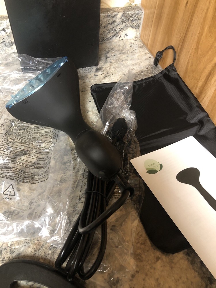 Open Box SteamerPro Professional Handheld Garment Steamer Black