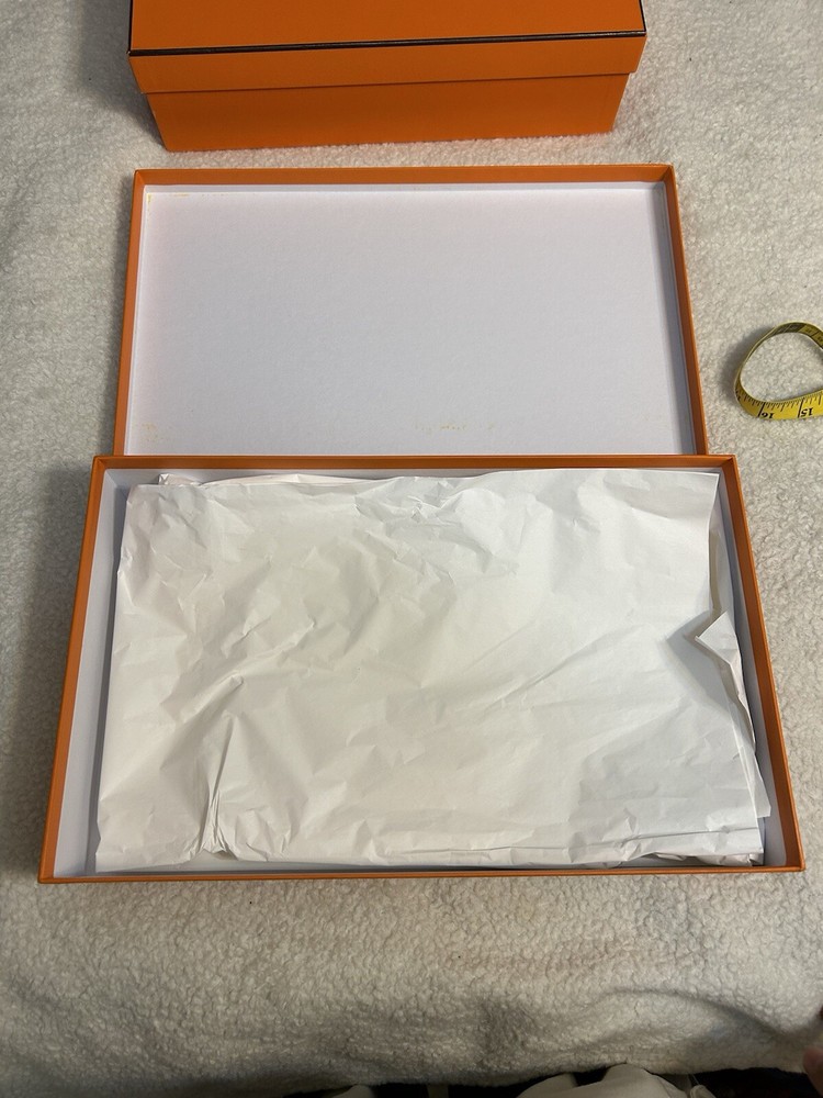 Authentic Hermès Empty Orange Gift Box Set (3 Boxes)