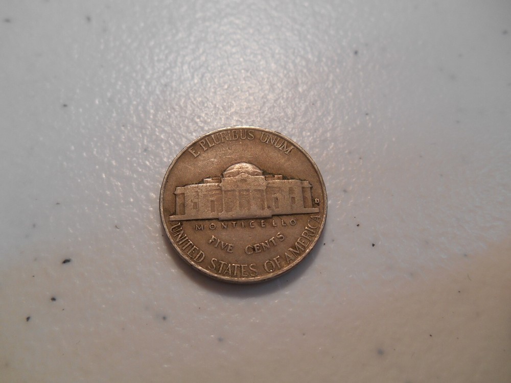 1939D Jefferson Nickel VF