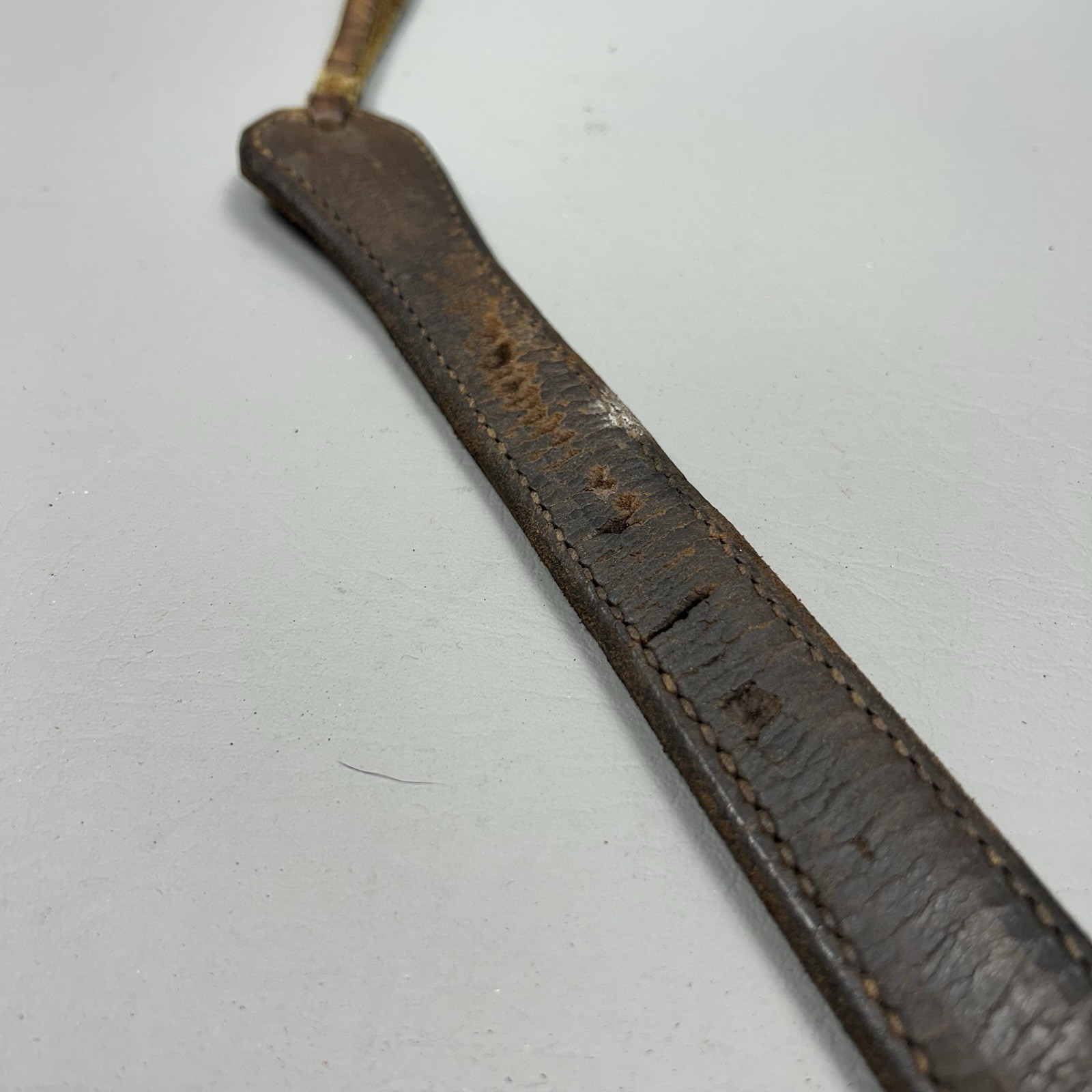 Vintage Leather Horse Riding Crop BDSM Whip Wrist Loop