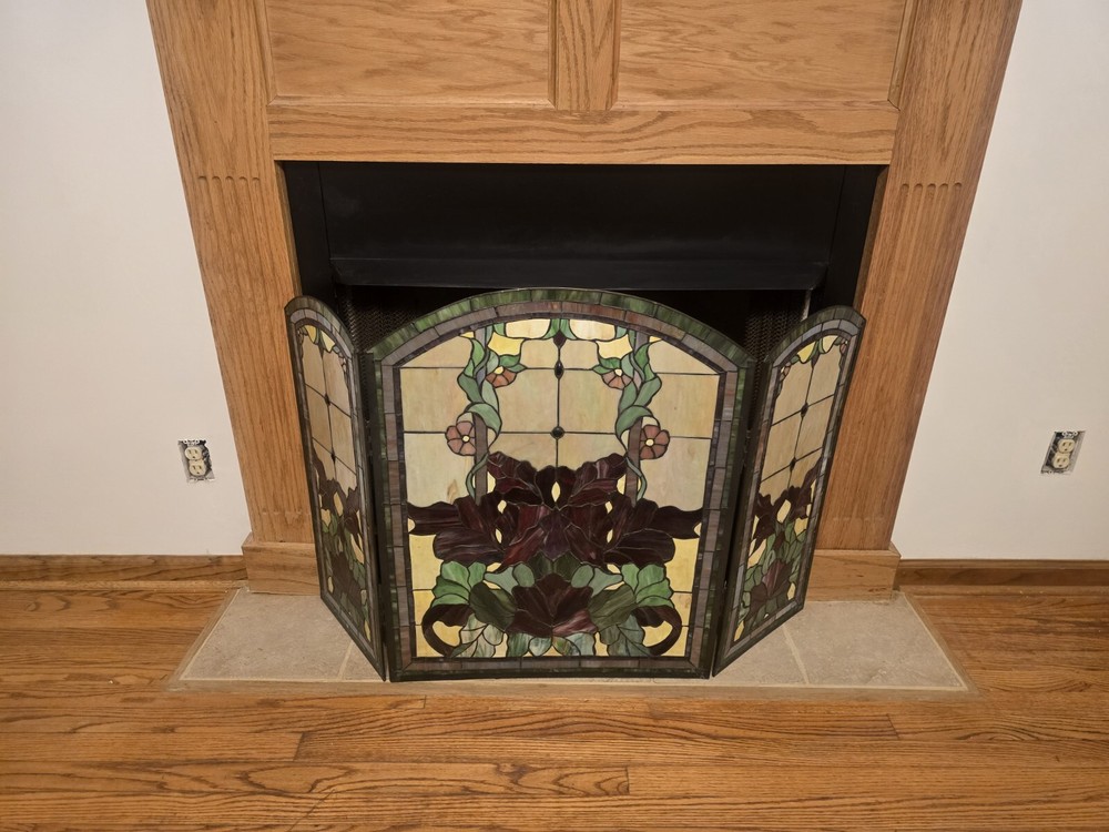Tiffany Style Fire Place Screen