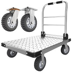 Platform Truck Cart Heavy Duty Push Cart Dolly 2000 LBS Capacity