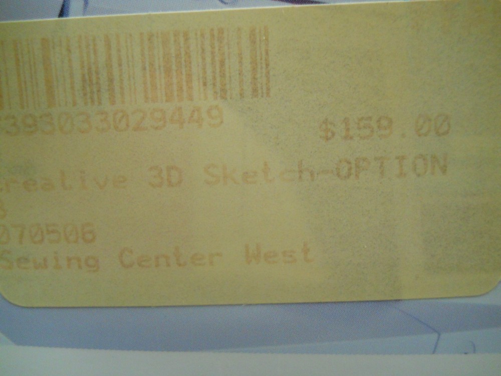 Pfaff 3D Creative Sketch Embroidery Software