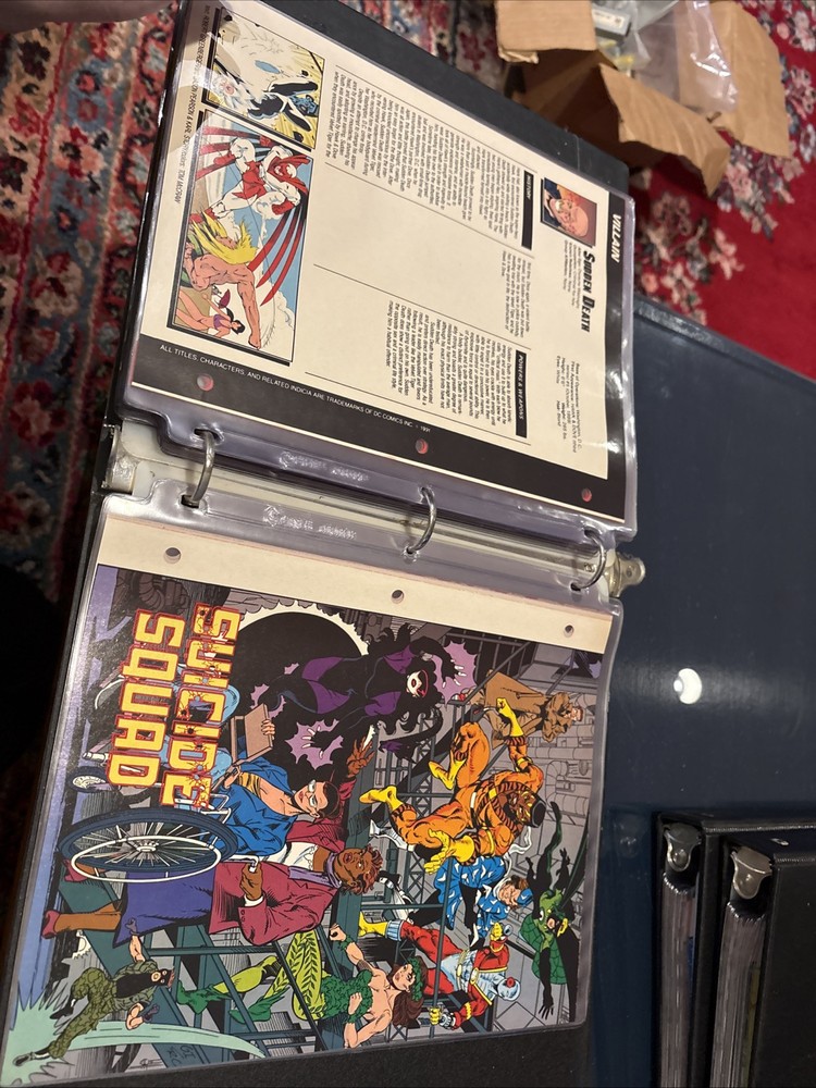 Comic Book Bio Binder