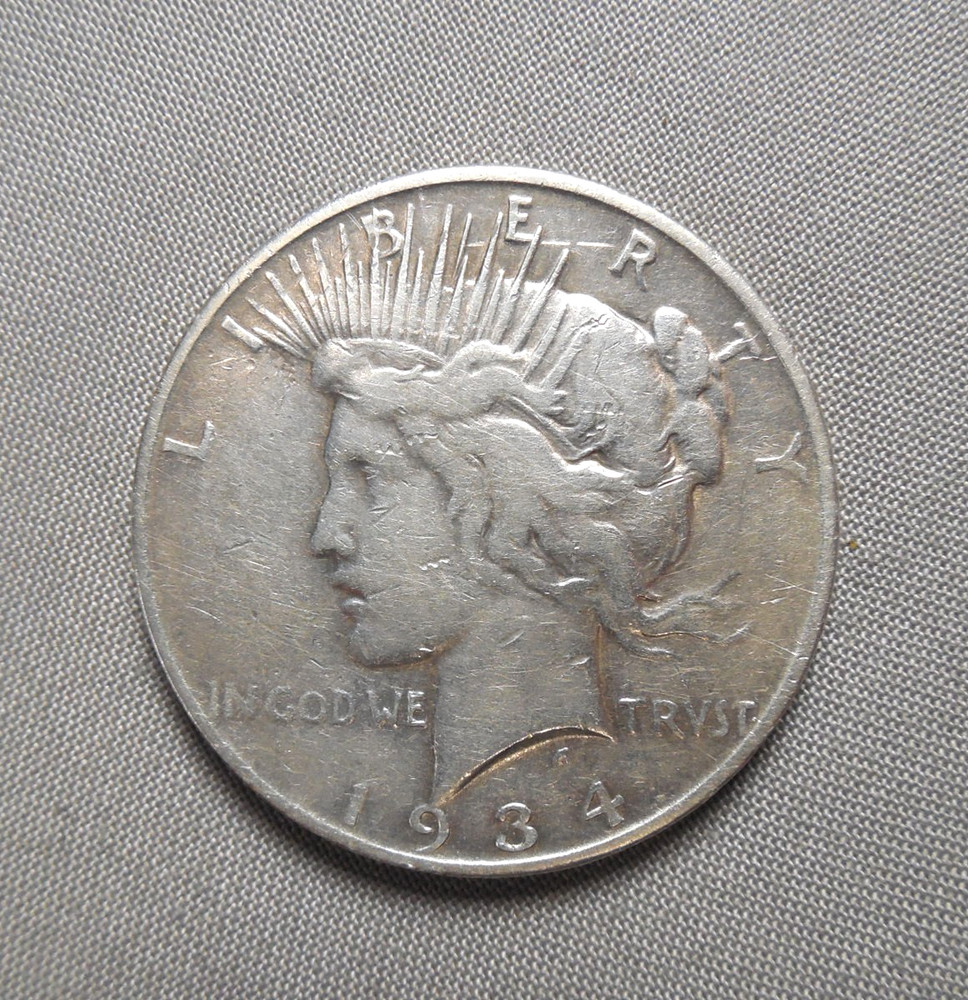 1934-D Liberty Peace Silver Dollar - Please Look