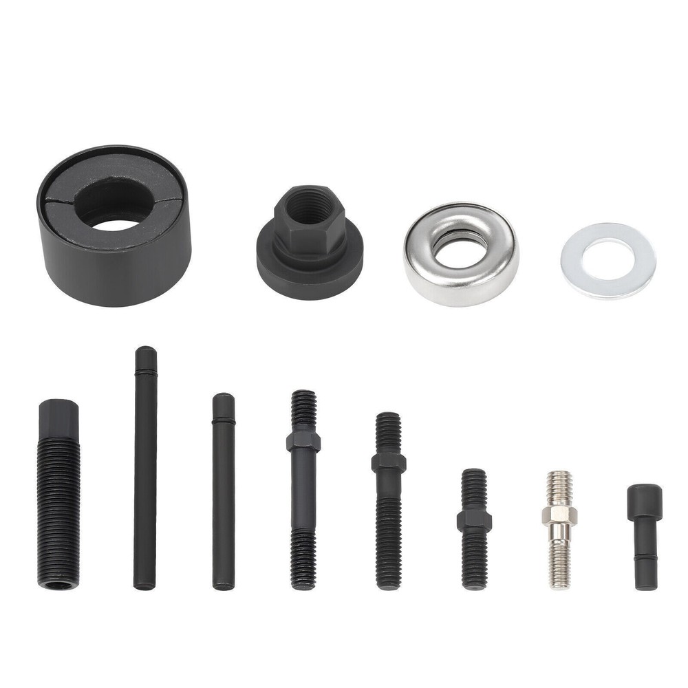 Power Steering Pump Pulley Puller Remover & Alternator Installer Tool Kit Set .