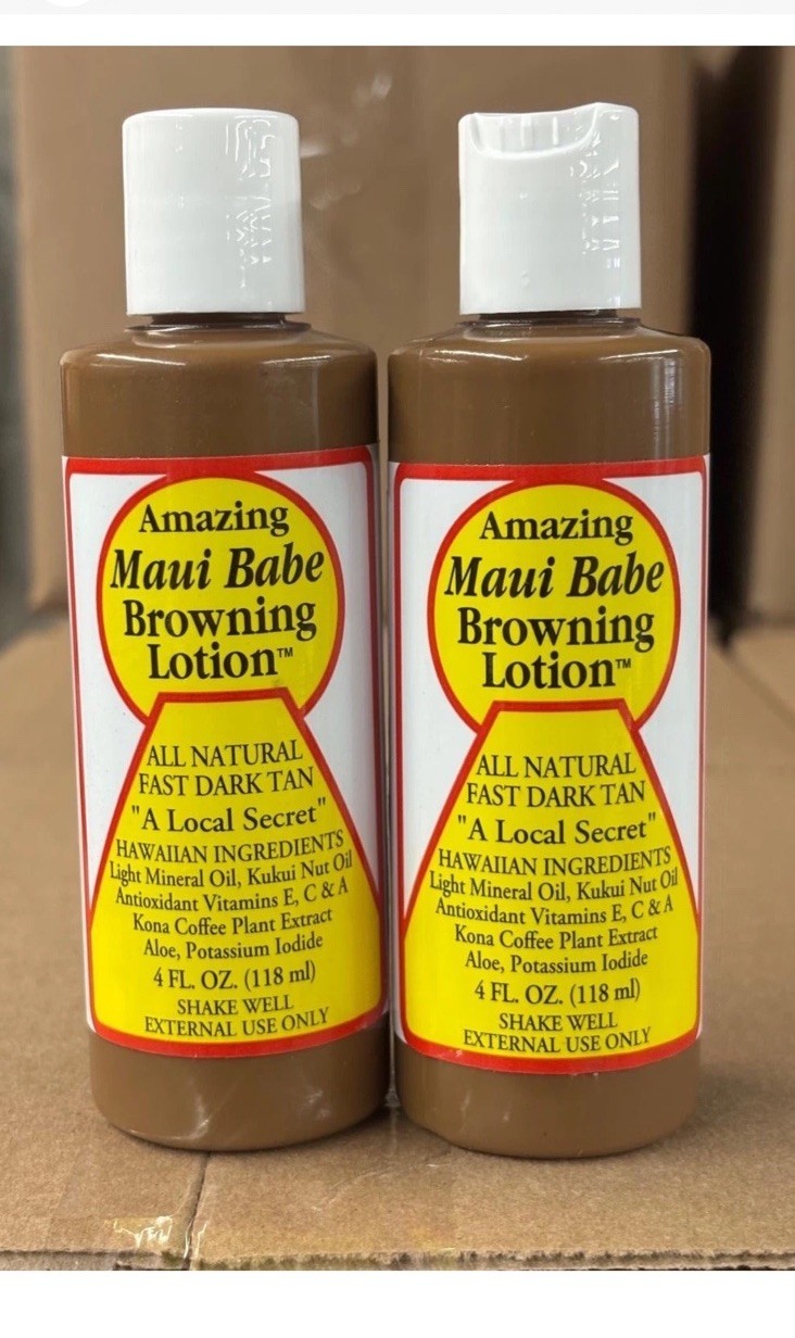Maui Babe Browning Lotion - 4 fl oz (118 ml) pack of 2