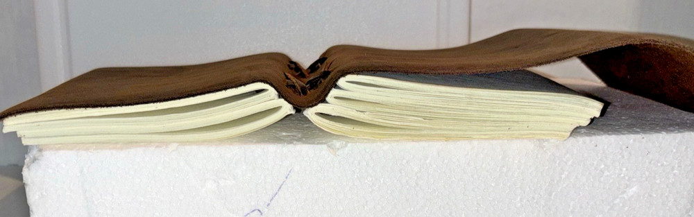 Frontier Style Handmade Genuine Leather Book For Notes, Sketches Or Diary