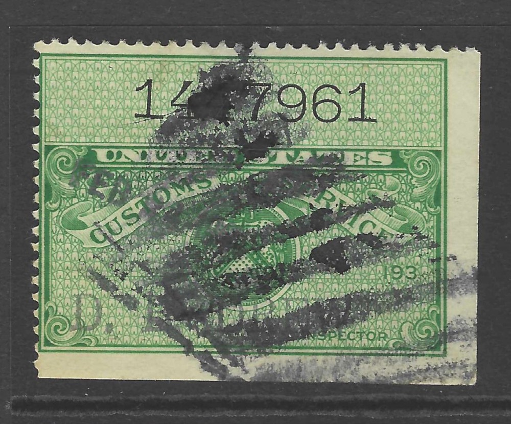 Bigjake:#CB-114, Customs Baggage Ticket