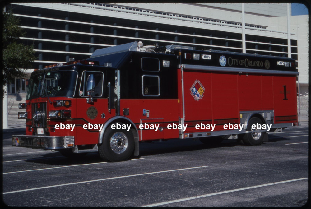 Orlando FL Sutphen Hackney Hazmat Fire Apparatus Slide