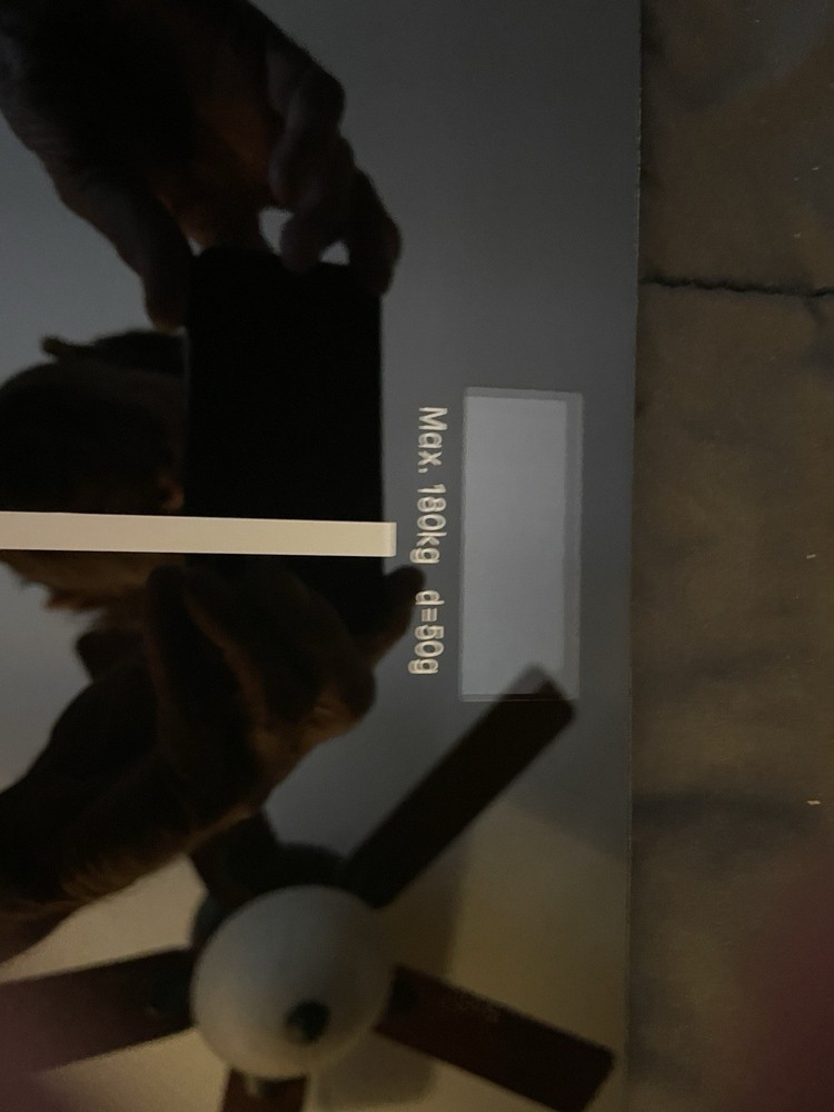 MIB digital bathroom scale glass