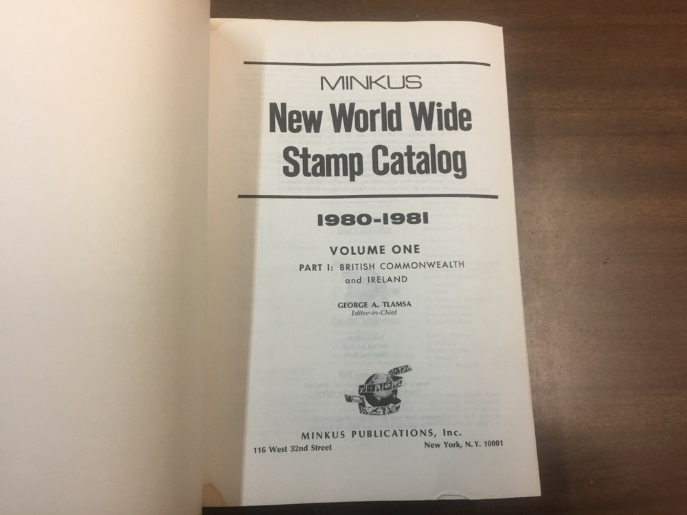 Minkus 1980-1981 New World Wide Stamp Catalog- British Commonwealth & Ireland