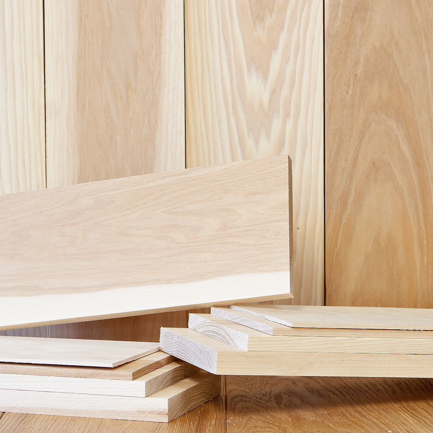 1/8", 1/4", 1/2" & 3/4" S4S Hickory Dimensional Lumber