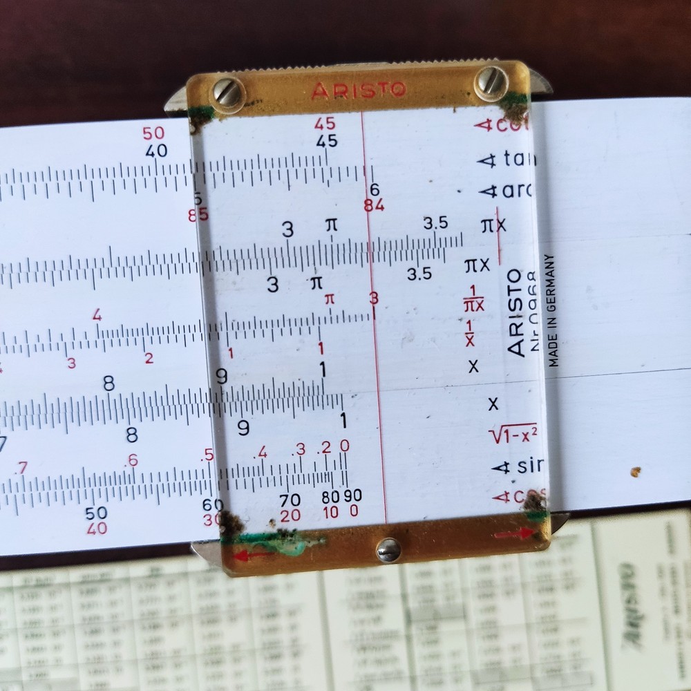 Vintage German Aristo Studio Slide Rule