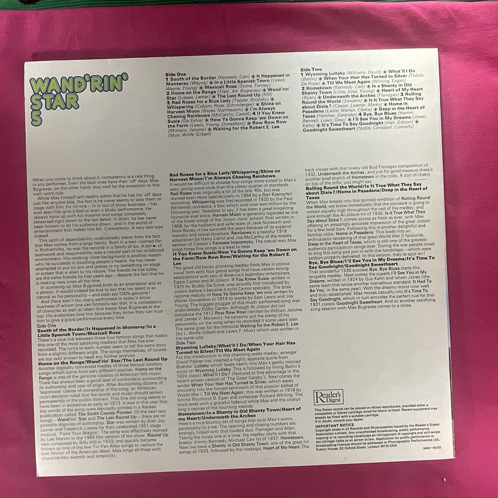 Max Bygraves Vinyl Box Set Singalong With Max UK