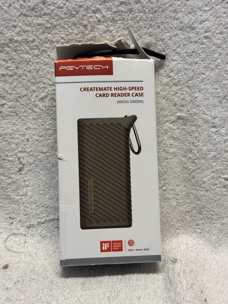 PGYTECH CreateMate High-Speed Card Reader Case (Moss Green)