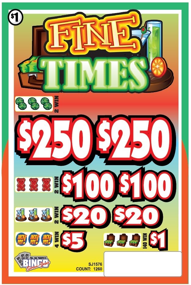 NEW pull tickets FINE TIMES - Instant Tabs