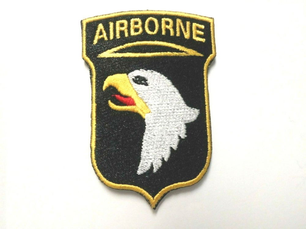 1 pc 101st AIRBORNE EMB PATCH 3X2" HOOK BACK