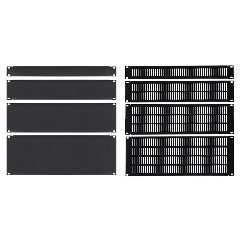 1U-4U Vented/Unvented Blank Rack Mount Panel Spacer 19"Network Server Cabinet