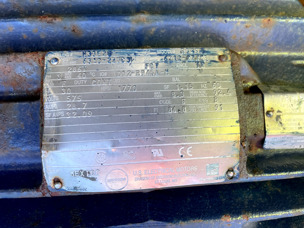Process Blower 30-HP for Recycling Process Line