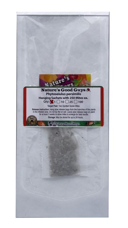 NaturesGoodGuys - Slow Release Hanging Sachets - Phytoseiulus persimilis