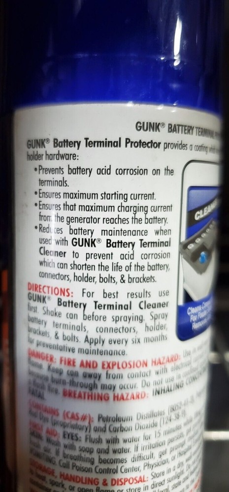 *2PACK* Gunk Battery Terminal Cleaner & Battery Terminal Protector BUNDLE