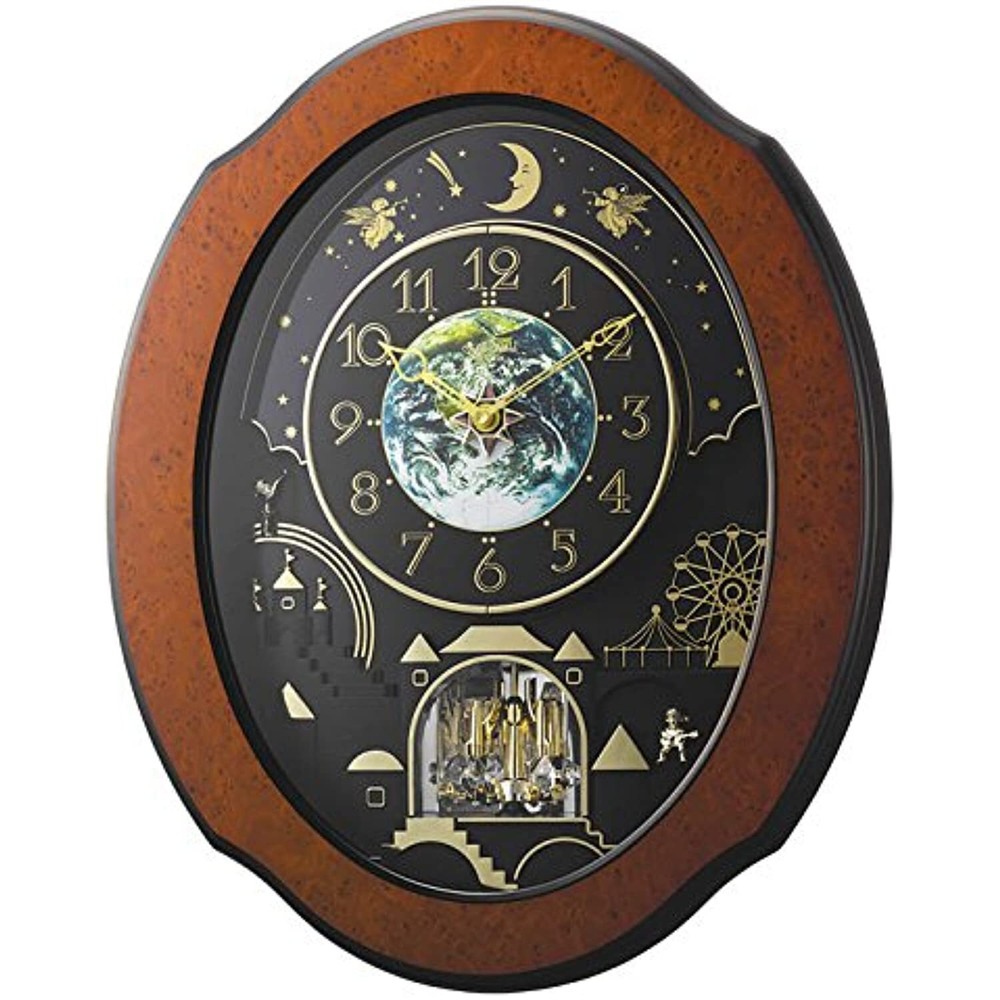 rhythm usa timecracker cosmos wall clock