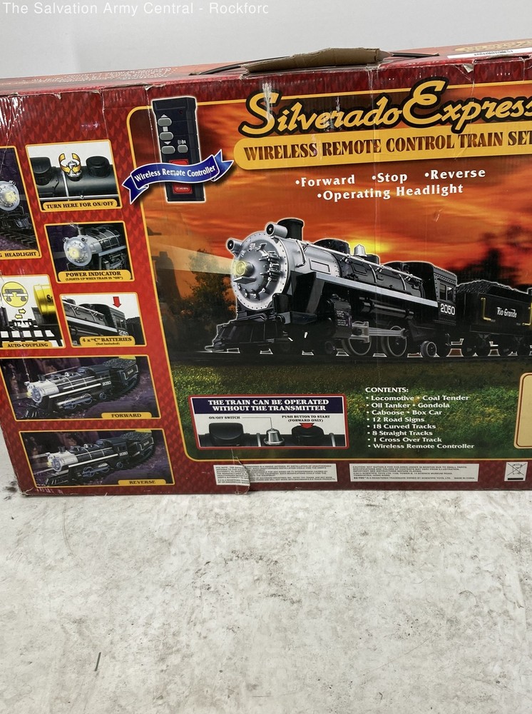 Eztec 25 Feet Track Silverado Express Wireless Remote Control Train Set