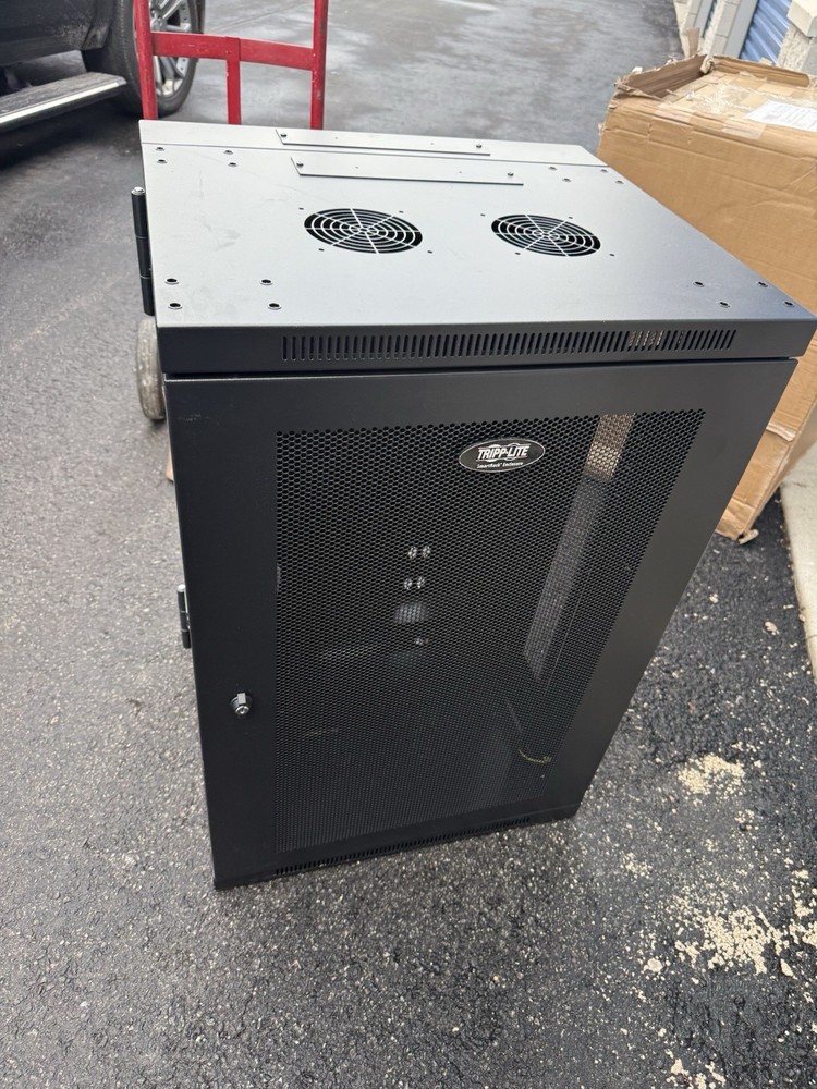 Tripp Lite SRW18US 18U Wall-Mount Rack Enclosure Server Cabinet Switch Depth