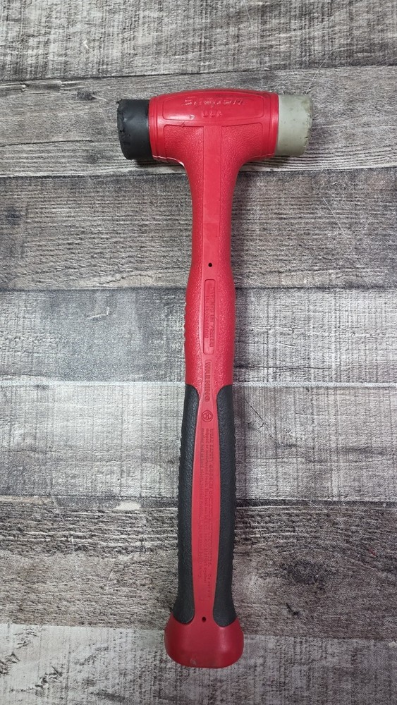 Snap-on Tools USA 16 oz Plastic Tip Hammer (Red) HBPT16