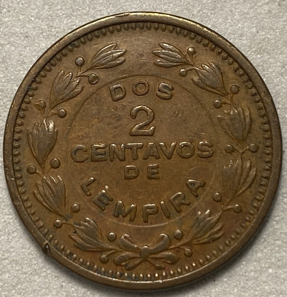 1956 elf Honduras 2 Centavos PLEASE READ DESCRIPTION 199
