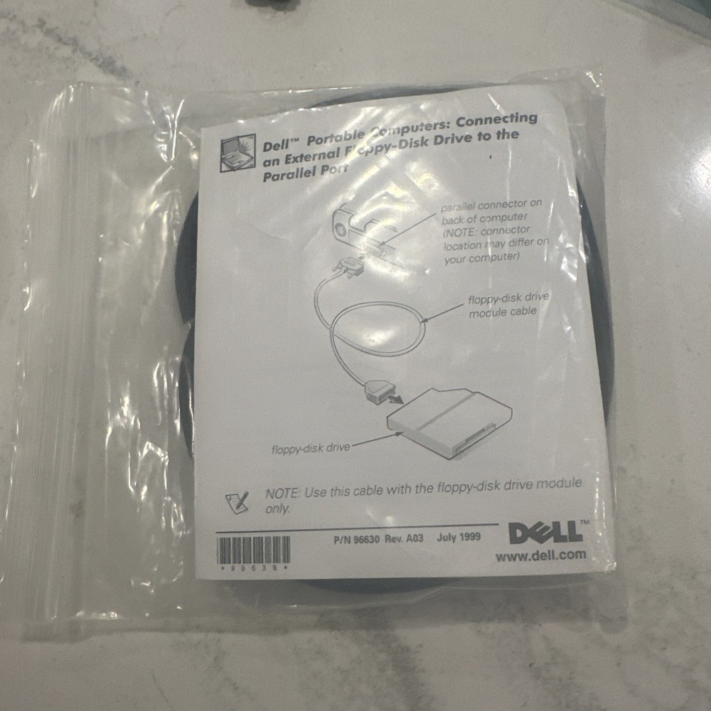 DELL EXTERNAL FLOPPY-DISK DRIVE MODULE CABLE DP/N 045647