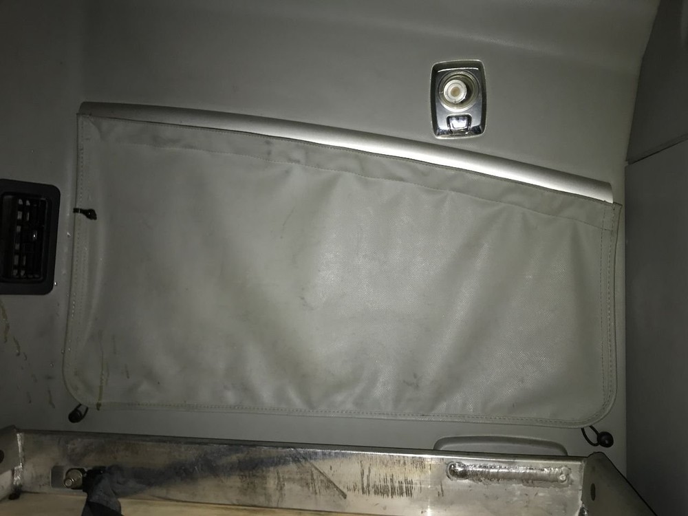 Kenworth T680 GREY SLEEPER WINDOW Interior Curtain - Used