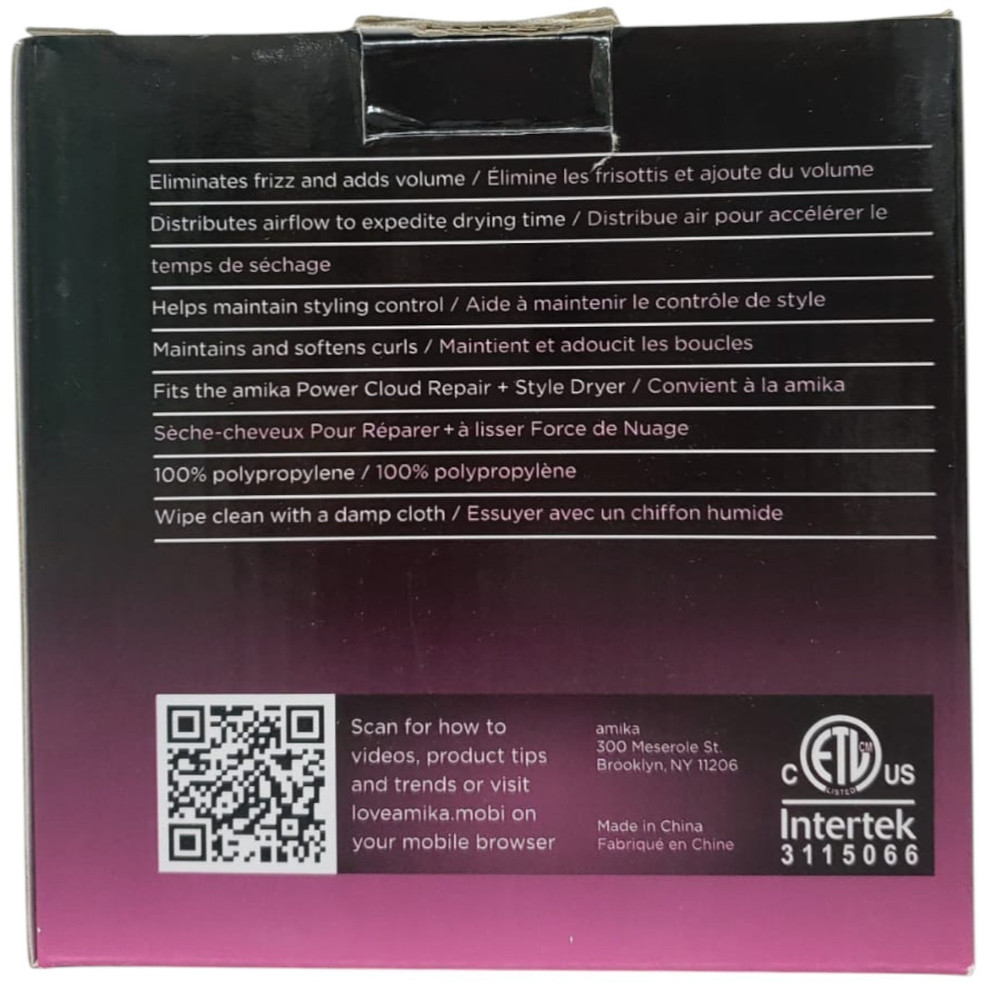 Amika Power Cloud Repair + Smooth Diffuser