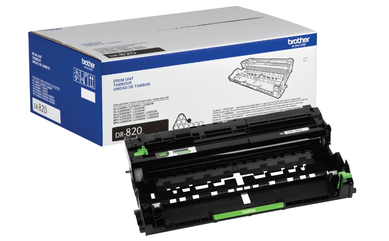 ✅Brother DR820 Genuine Drum Unit 30,000 Pages, Black ✅SEALED BOX ✅