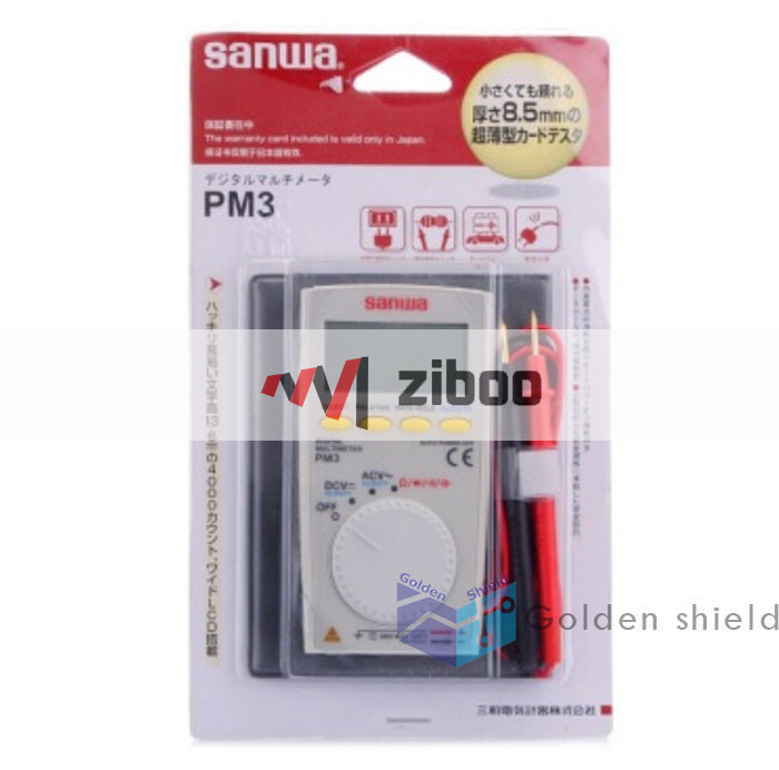 Sanwa PM3 Digital Multimeter with multi-function Pocket Type✦Kd