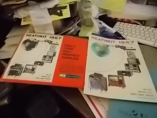 1967 HEATHKIT ELECTRONICS CATALOG W MAILING ENVELOPE