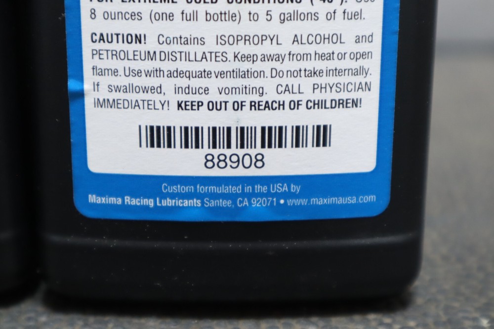 MAXIMA FUEL SYSTEM DE-ICER 8 OZ 88908