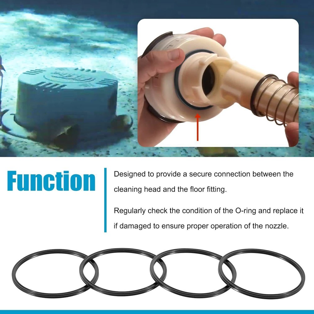 005-552-0142-00 Nozzle O-Ring Black Rubber for Paramount PCC2000 Rotating Fixed