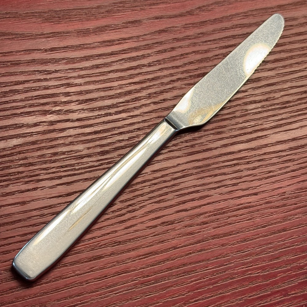 Paella By Oneida Silver Silverplate Serrated Solid Handle Dinner Knife 9 1/5”