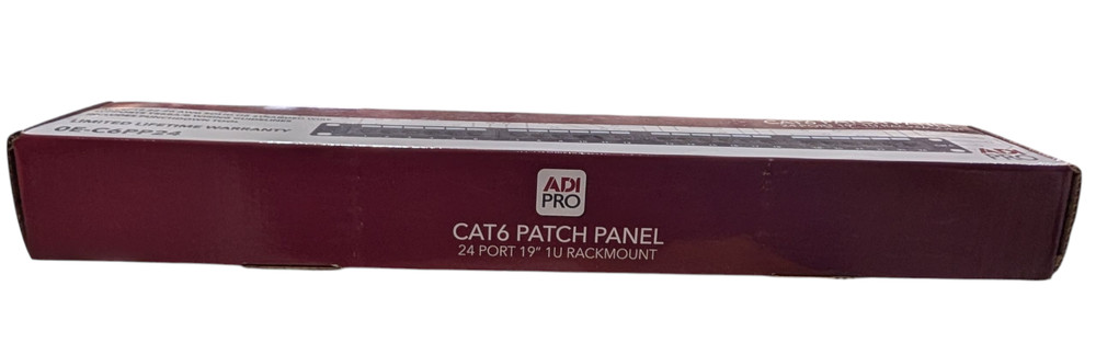 ADI PRO 0E-C6PP24 CAT6 24-Port Patch Panel